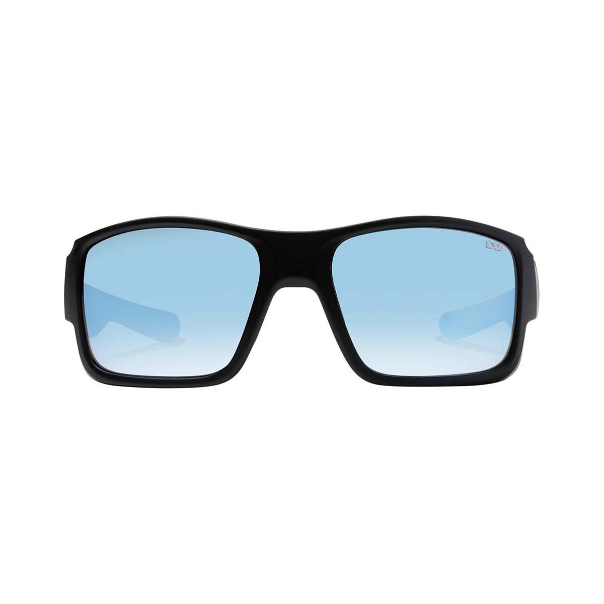 LXD Men&rsquo;s Pacific Mirror Polar Sunglasses Matt Black with Blue Lens, , bcf_hi-res