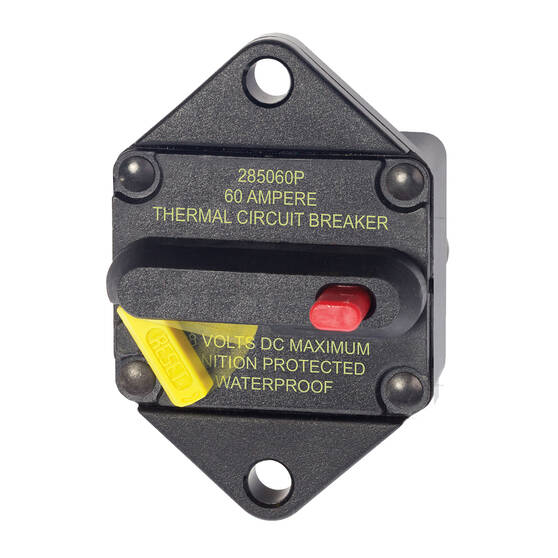 Blue Sea Systems 285 Series Panel Mount Circuit Breaker 60A, , bcf_hi-res