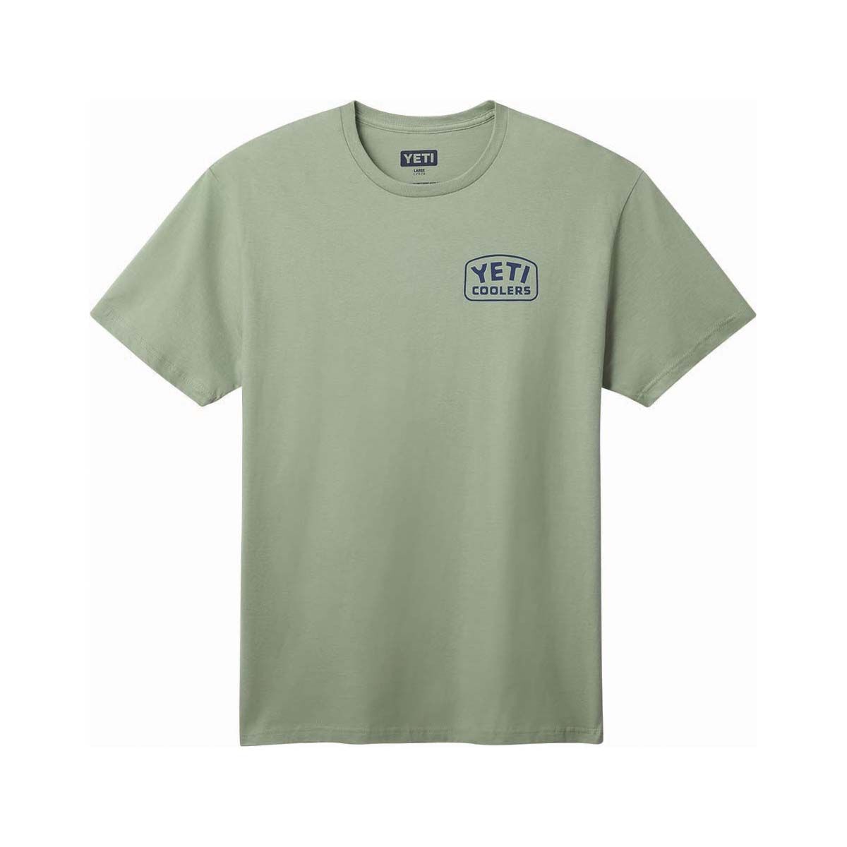 YETI Coolers&reg; Men's Reelin&rsquo; Feelin' Fishing Short Sleeve Tee Olive S, Olive, bcf_hi-res