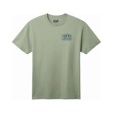 YETI Coolers® Men's Reelin’ Feelin' Fishing Short Sleeve Tee Olive S, Olive, bcf_hi-res