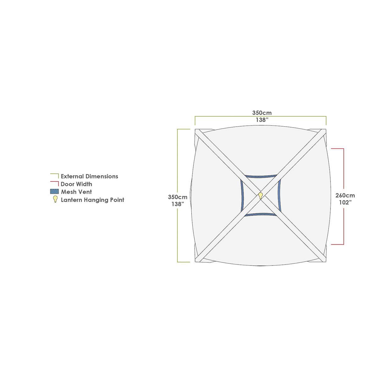 Zempire Aerobase 3+1 Wall Shade Shelter, , bcf_hi-res