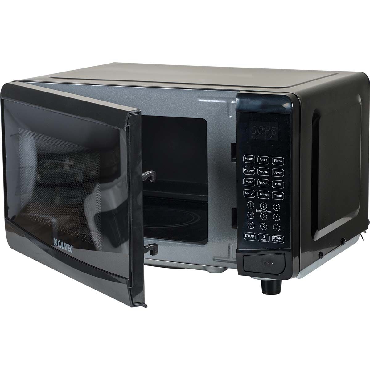Camec Flatbed Microwave 20L Black, , bcf_hi-res