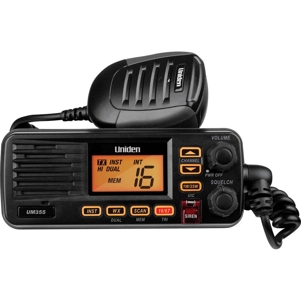 Uniden UM355VHF VHF Radio Black, , bcf_hi-res