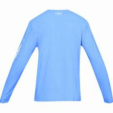 Under Armour Men's Sublimated Isochill Shore Break Long Sleeve T Shirt, Carolina Blue, bcf_hi-res