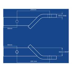 Hayman Reese Tow Ball Mount Kit 50mm/200mm, , bcf_hi-res