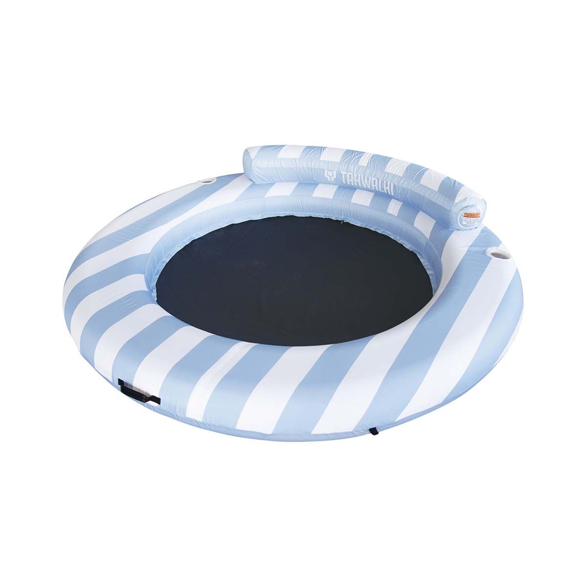 Tahwalhi Chill-Out Round Hammock Inflatable Pool Lounger, , bcf_hi-res
