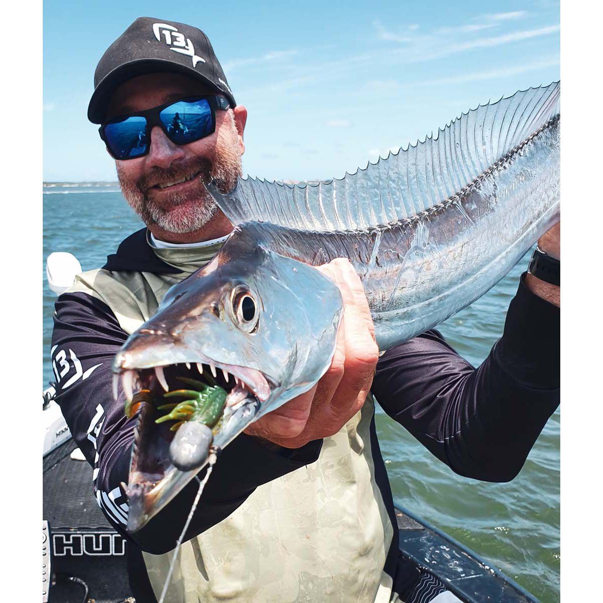 Rapala CrushCity Imposter Soft Plastic Lure 3in Neon Yabbie, Neon Yabbie, bcf_hi-res