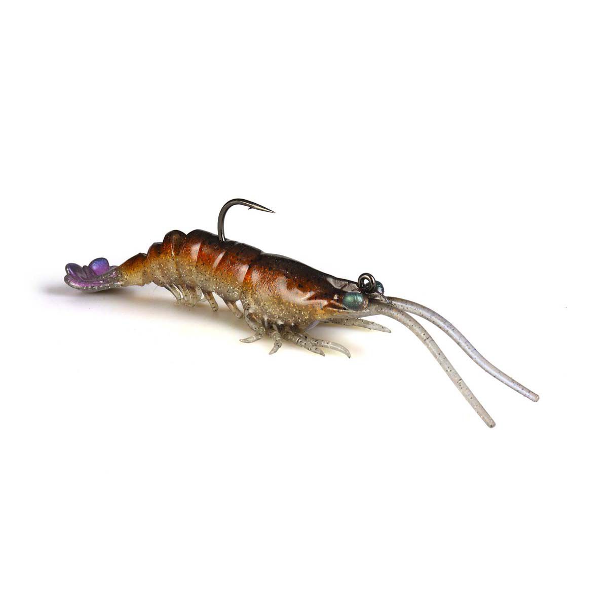 ZMan PrawnZ Elite Soft Plastic Lure 3.5in Brown Prawn, Brown Prawn, bcf_hi-res