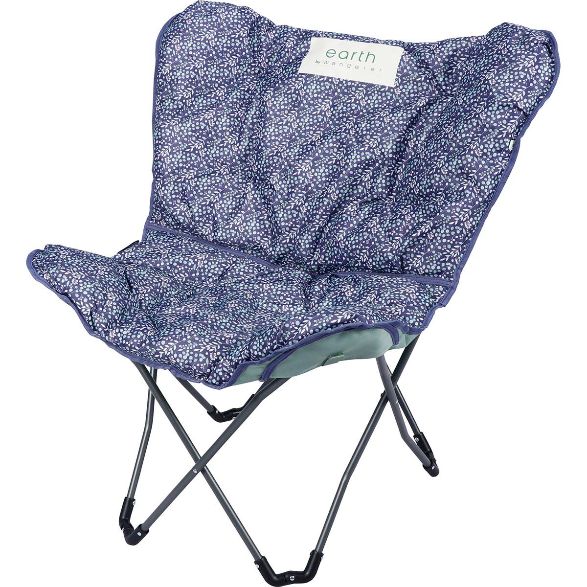 earth by Wanderer&reg; REPREVE&reg; Recycled Fabric Half Moon Chair 120kg, , bcf_hi-res