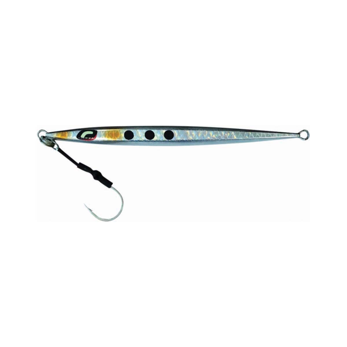 Shimano Ocea Easy Pebble Fall Jig Lure 350g Black Lumo, Black Lumo, bcf_hi-res