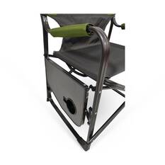 Wanderer Lightweight Directors Chair with Side Table 135kg, , bcf_hi-res