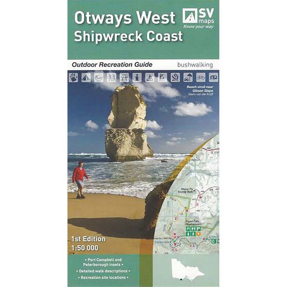Spatial Vision Otways West Shipwreck Coast Map, , bcf_hi-res
