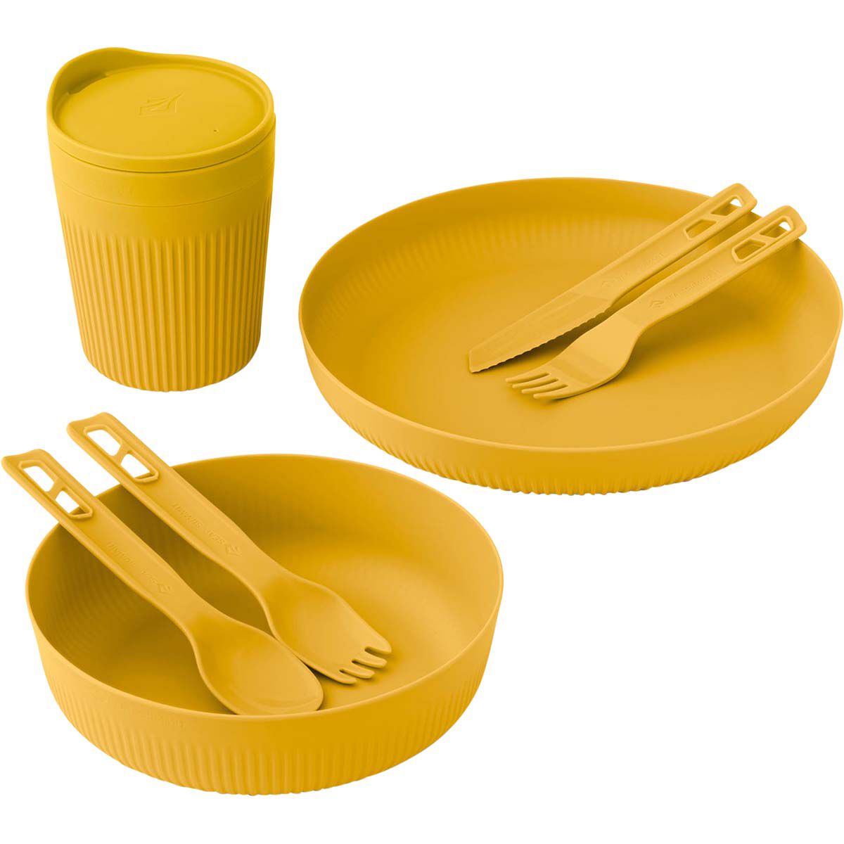 Sea to Summit Passage Dinner Set 7 Piece Yellow, Yellow, bcf_hi-res