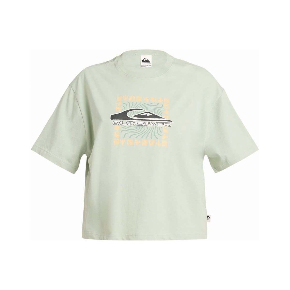 Quiksilver Women&rsquo;s Island Short Sleeve Tee Frosty Sage XS, Frosty Sage, bcf_hi-res