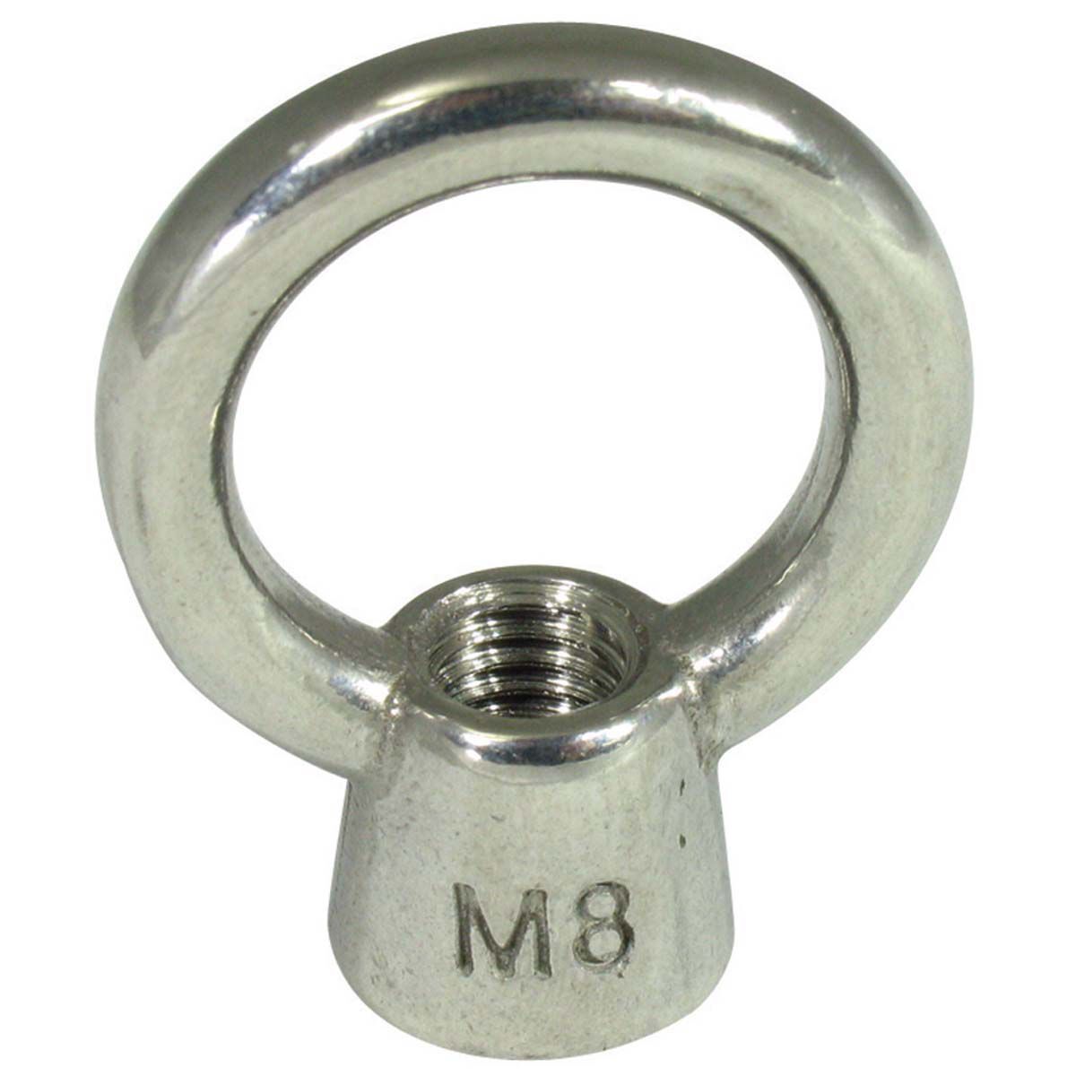 Bowline Stainless Steel Eye Nut 8mm, , bcf_hi-res