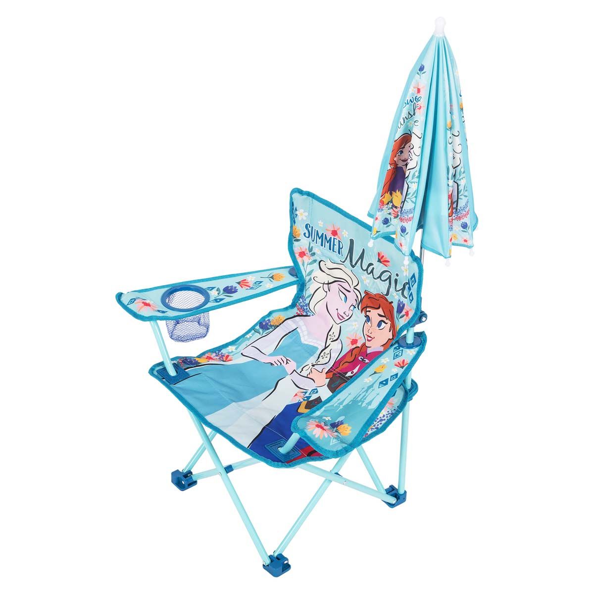 Frozen Kids Camp Chair with Umbrella 30kg, , bcf_hi-res