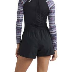 Quiksilver Original Scallop Boardshorts 13in for Women, Black, bcf_hi-res