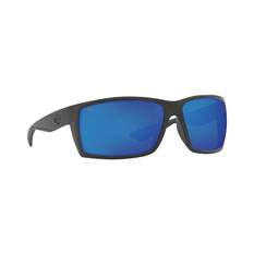 Costa Reefton Blackout Men's Sunglasses Black with Blue Lens, , bcf_hi-res