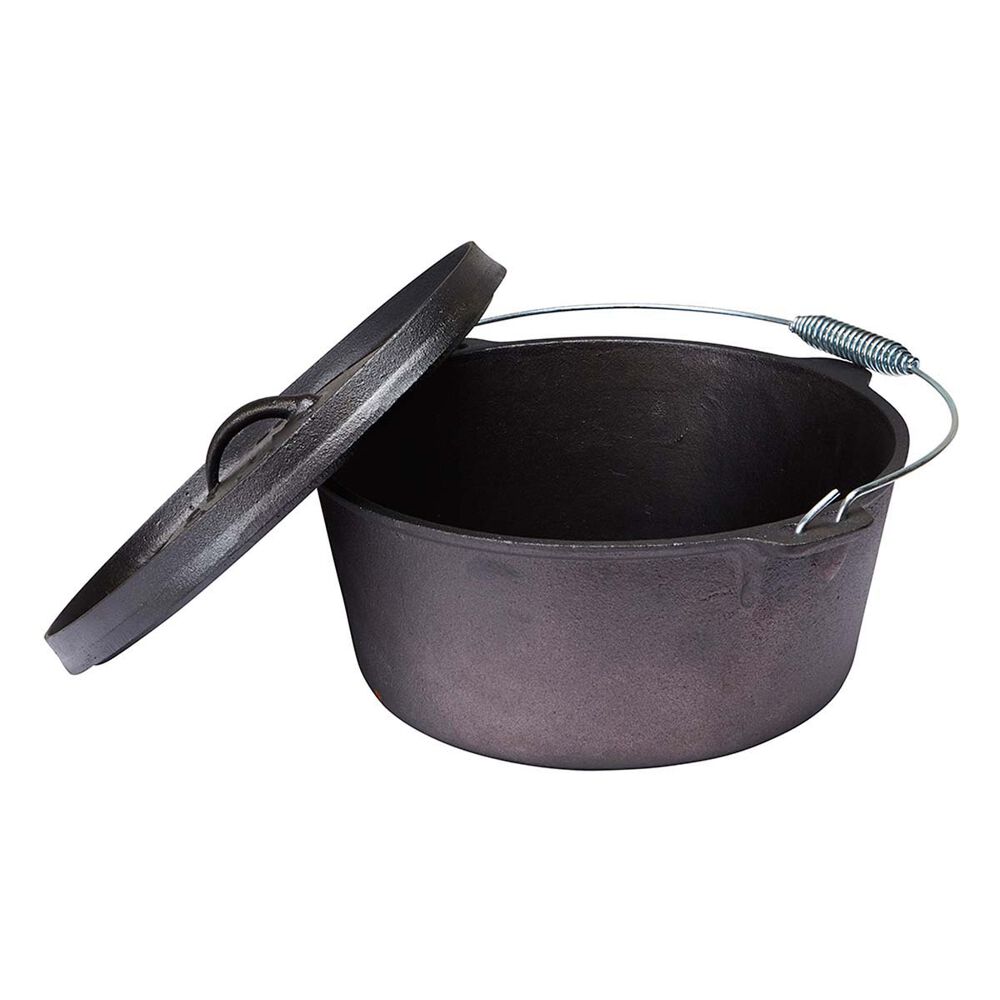 Campfire Pre Seasoned Cast Iron Camp Oven 9 Quart 9 Quart BCF