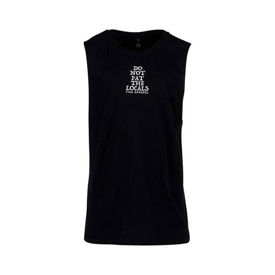 Tide Apparel Men's Locals Tank, Black, bcf_hi-res