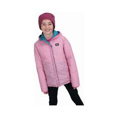 Macpac Kids’ Pulsar Alpha Hooded Insulated Jacket V3, Blue / Pink, bcf_hi-res