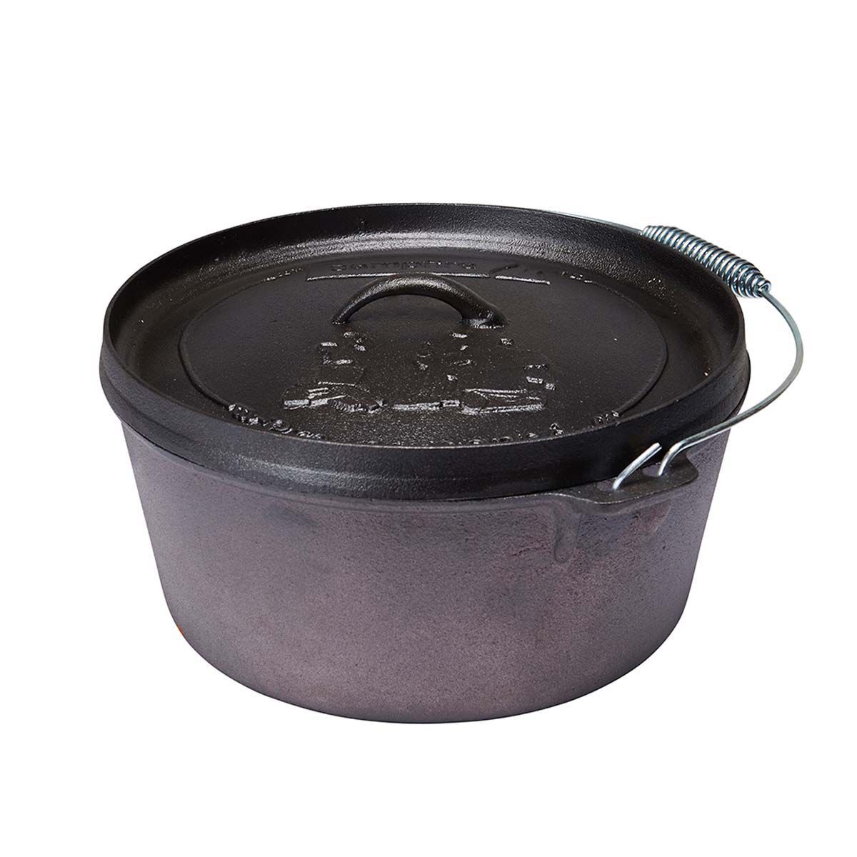 Campfire Pre Seasoned Cast Iron Camp Oven 9 Quart, , bcf_hi-res
