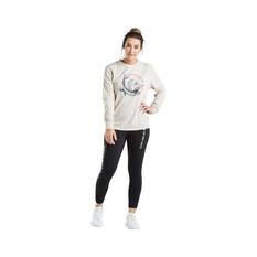 The Mad Hueys Women's Flying Fish Long Sleeve Tee, Cement, bcf_hi-res
