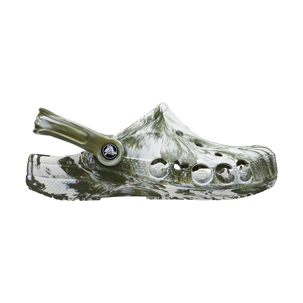Crocs Unisex Baya Marble Clogs Army M7/W9, Army, bcf_hi-res