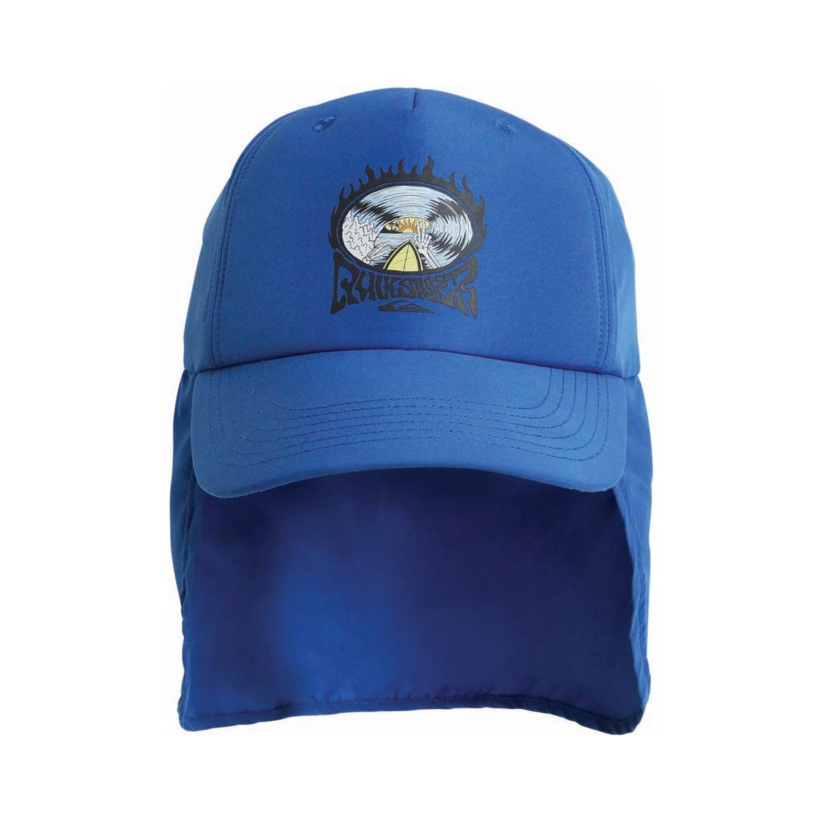 Quiksilver Youth Foamball Legionnaire Hat Blue OSFM, Blue, bcf_hi-res