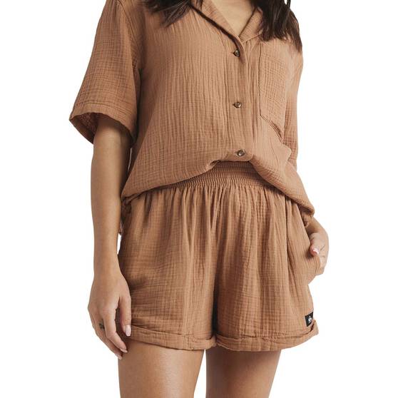 Quiksilver On Vacation Shorts for Women Natural XS, Natural, bcf_hi-res