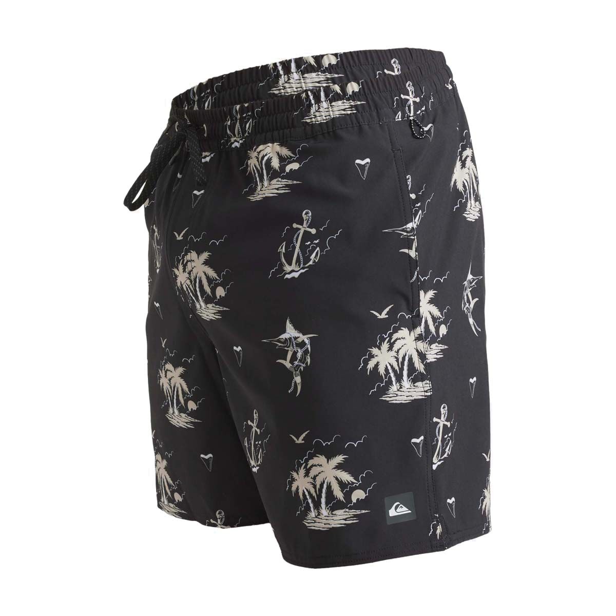 Quiksilver Men&rsquo;s Horizon Haze Volley Shorts, Black, bcf_hi-res