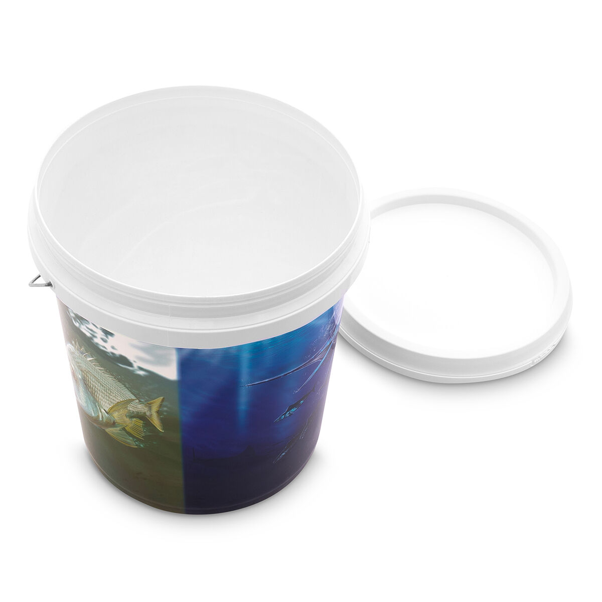 BCF Medium Printed Bait Bucket, , bcf_hi-res