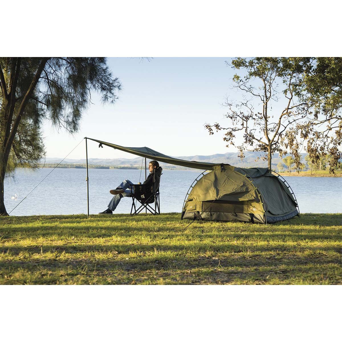 OZtrail Universal Swag Awning, , bcf_hi-res