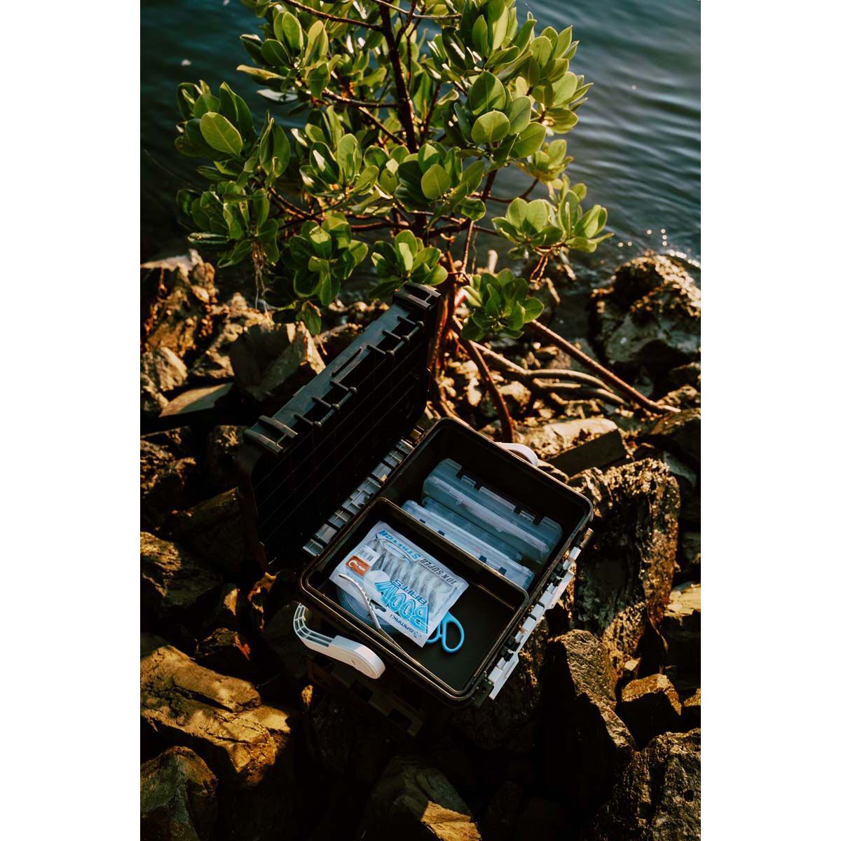 Meiho Bucket Mouth 7000 Tackle Box Black, , bcf_hi-res