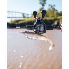 Nomad Live Ops Maniax Paddle Tail Pre-Rigged Soft Plastic Lure 8in Pearl White, Pearl White, bcf_hi-res