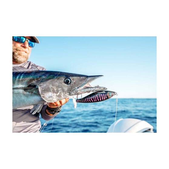 Nomad Madscad AT Sinking Stickbait 190mm Hot Pink Mackerel, Hot Pink Mackerel, bcf_hi-res