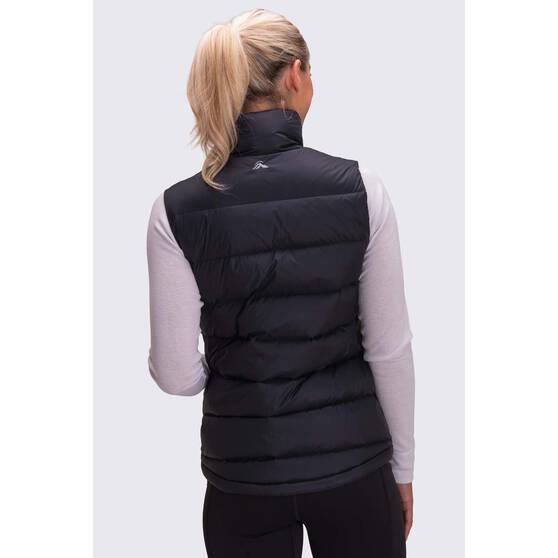 Macpac Women's Halo Down Puffer Vest V2, Black, bcf_hi-res