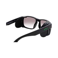 LXD Men’s Baja Mirror Polar Sunglasses Matt Black with Green Lens, , bcf_hi-res