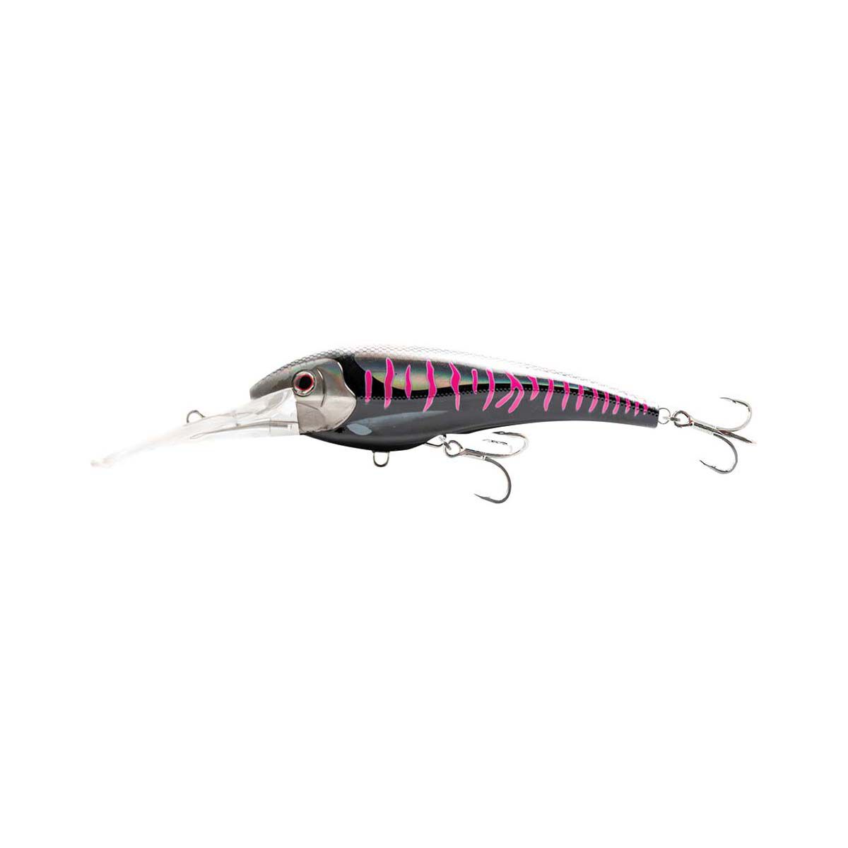 Nomad DTX Minnow Floating Hard Body Lure 140mm Black Pink Mackerel, Black Pink Mackerel, bcf_hi-res