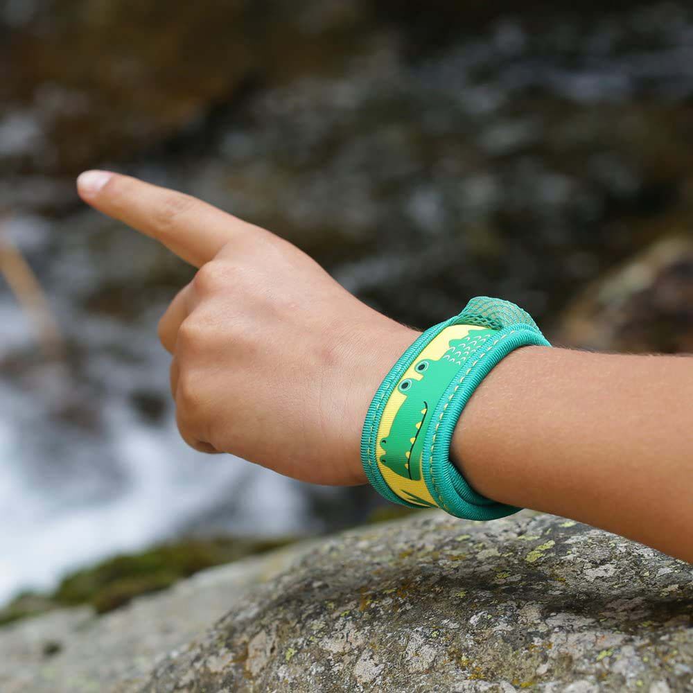 Para'kito Mosquito Kids Wristband&nbsp; Crocodile, Crocodile, bcf_hi-res