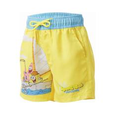 SpongeBob Kids’ Boardshorts, Yellow, bcf_hi-res