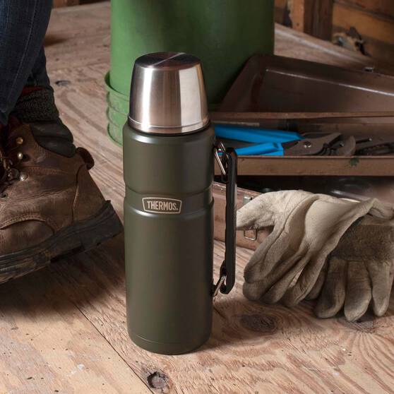 Thermos King Stainless Steel Flask 1.2L, , bcf_hi-res