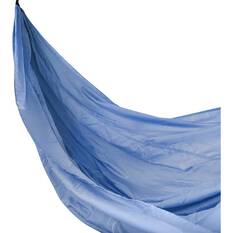 earth by Wanderer® Recycled Nylon Double Hammock + Kit Blue, Blue, bcf_hi-res