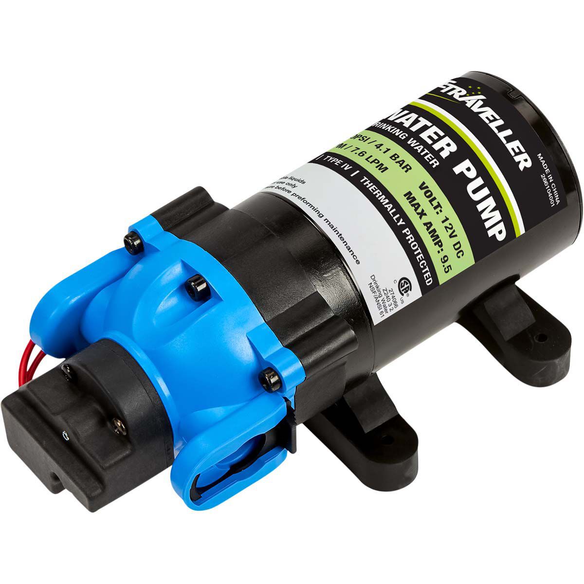 Aussie Traveller 7.6L 12V RV Water Pump BCF