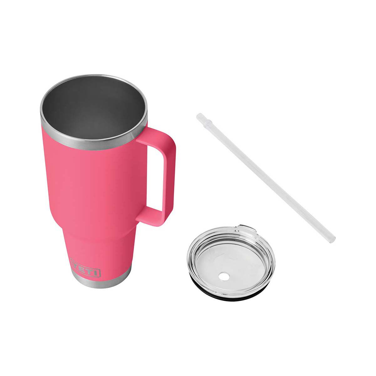 YETI&reg; Rambler&reg; Straw Mug 42 oz (1.2 L), Tropical Pink, bcf_hi-res
