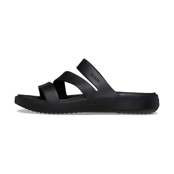 Crocs Women's Getaway Strappy Shoes, Black, bcf_hi-res