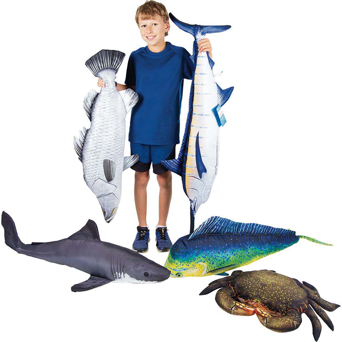 Gaby Fish Pillow Barramundi 100cm BCF