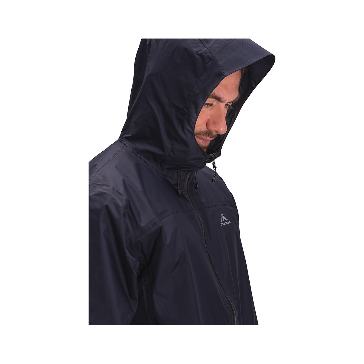 Macpac Men's Mistral Rain Jacket, Black, bcf_hi-res