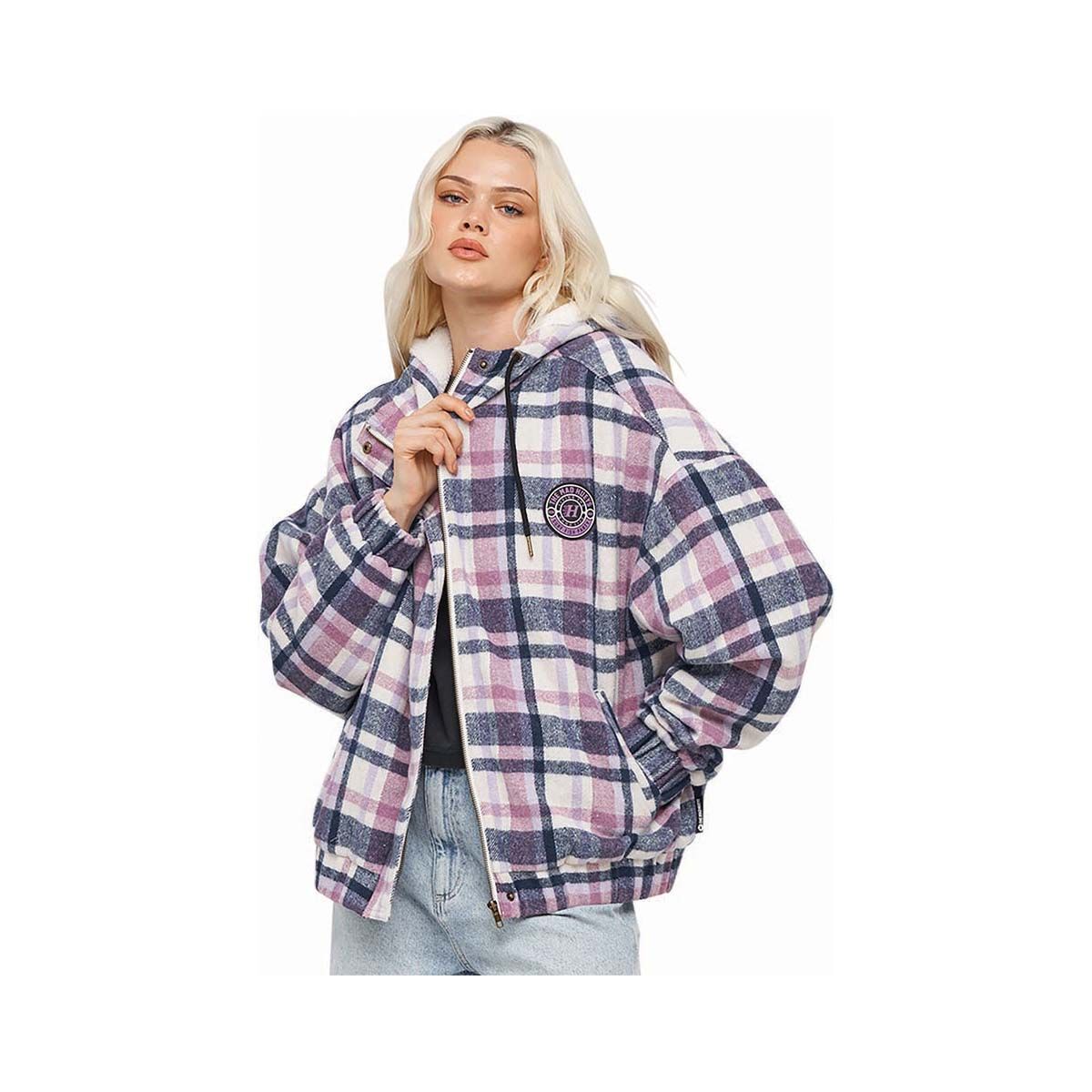 The Mad Hueys Women&rsquo;s Shazza Fleece Jacket Lilac S, Lilac, bcf_hi-res