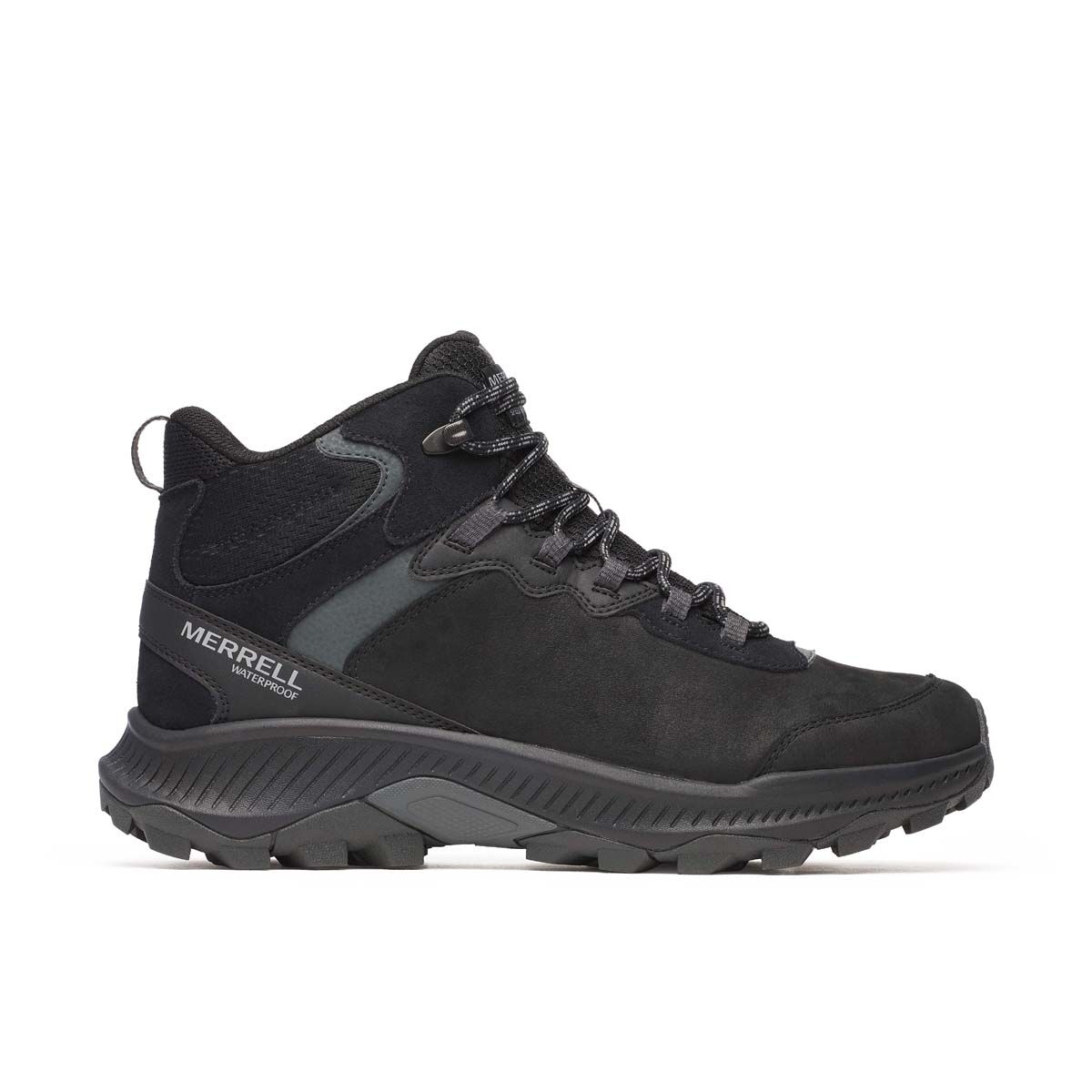Merrell Men&rsquo;s Maipo Speed Strike Mid Waterproof Hiking Shoes Black 8, Black, bcf_hi-res